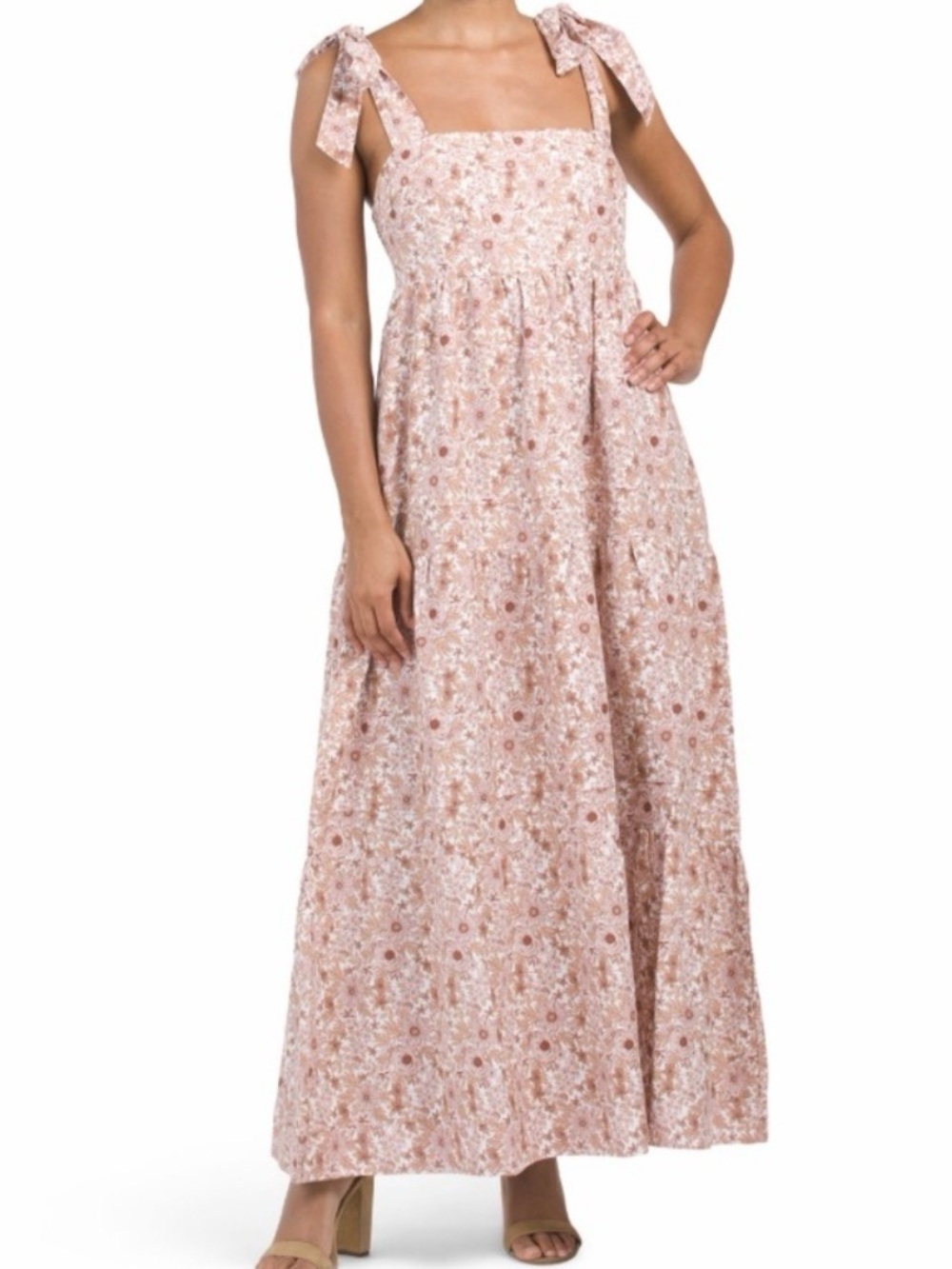 House of Harlow 1960 Pink Floral Maxi Dress